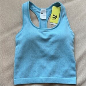 NWT** - All In Motion Light Blue Racerback Top